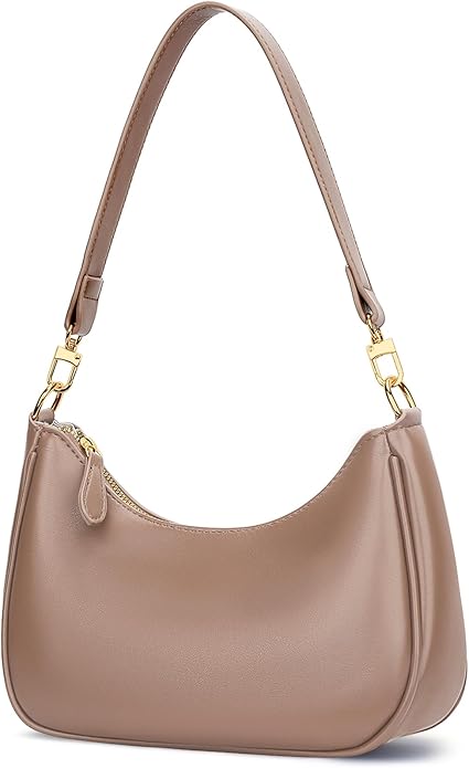 Shoulder Bag for Women Cute Hobo Purses and Handbags Retro Clutch Underarm Purse | Cute, Mocha