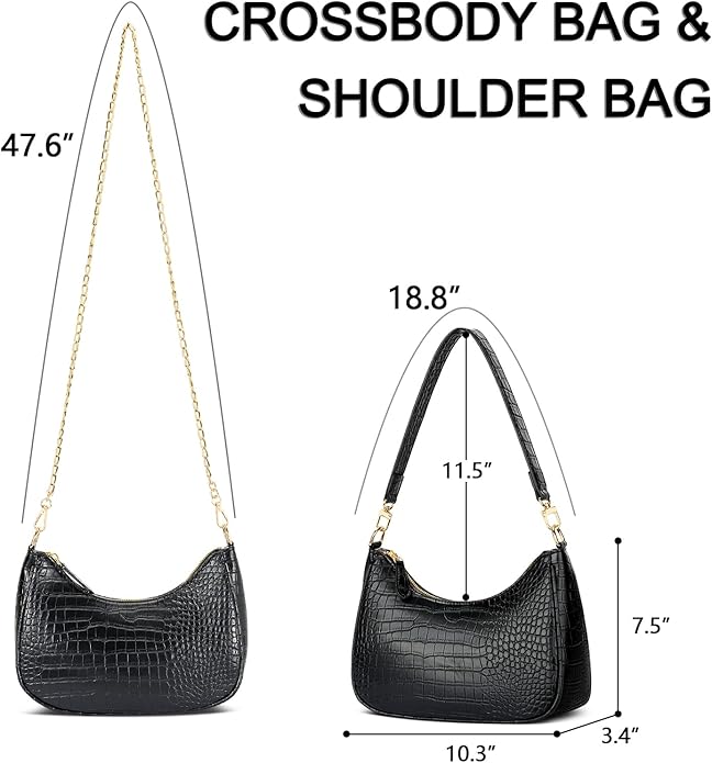 Shoulder Bag for Women Cute Hobo Purses and Handbags Retro Clutch Underarm Purse | Cute, Retro