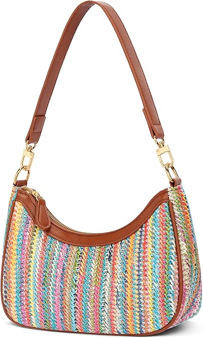 Shoulder Bag for Women Cute Hobo Purses and Handbags Retro Clutch Underarm Purse | Cute, Colorful