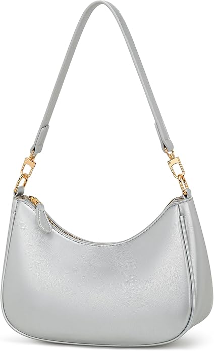 Shoulder Bag for Women Cute Hobo Purses and Handbags Retro Clutch Underarm Purse | Cute, Silvery