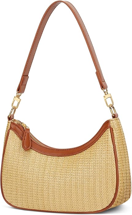 Shoulder Bag for Women Cute Hobo Purses and Handbags Retro Clutch Underarm Purse | Cute, Khaki