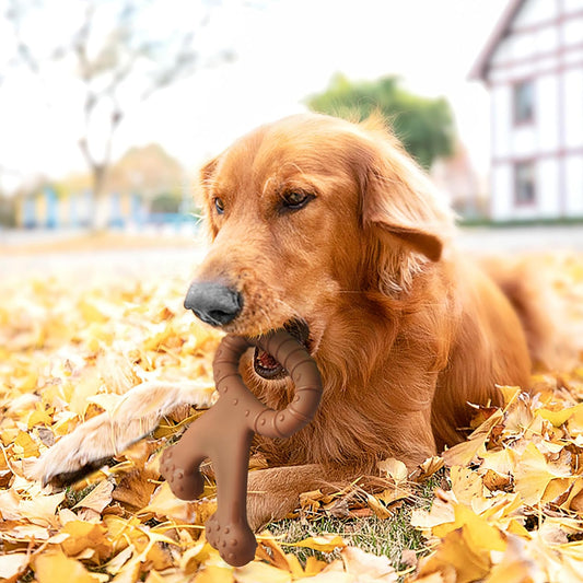 Dog Toys for Aggressive Chewers, Beef Flavor Indestructible Dog Chew Toys for Aggressive Chewers, Tough Dog Chew Toys for Large/Medium/Small Dogs