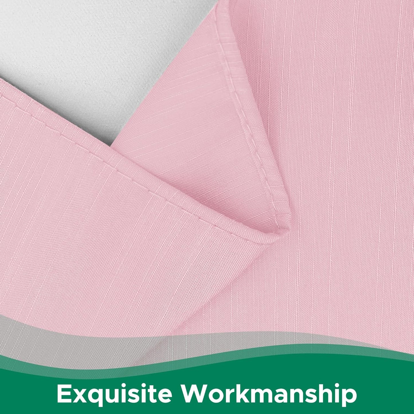 Wrap Around Bed Skirts  15" Drop, Aqua Adjustable Elastic Dust Ruffles Easy Fit Wrinkle & Fade Resistant  Machine Washable ,Pink