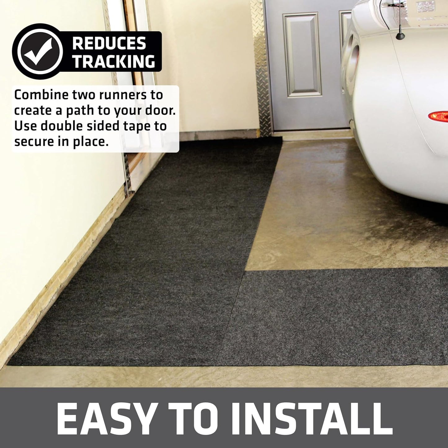Oil Spill Mat,Premium Absorbent Oil Pad, Reusable, Washable, Durable, Waterproof Backing Contains Liquids, Protects Garage Floor Surface