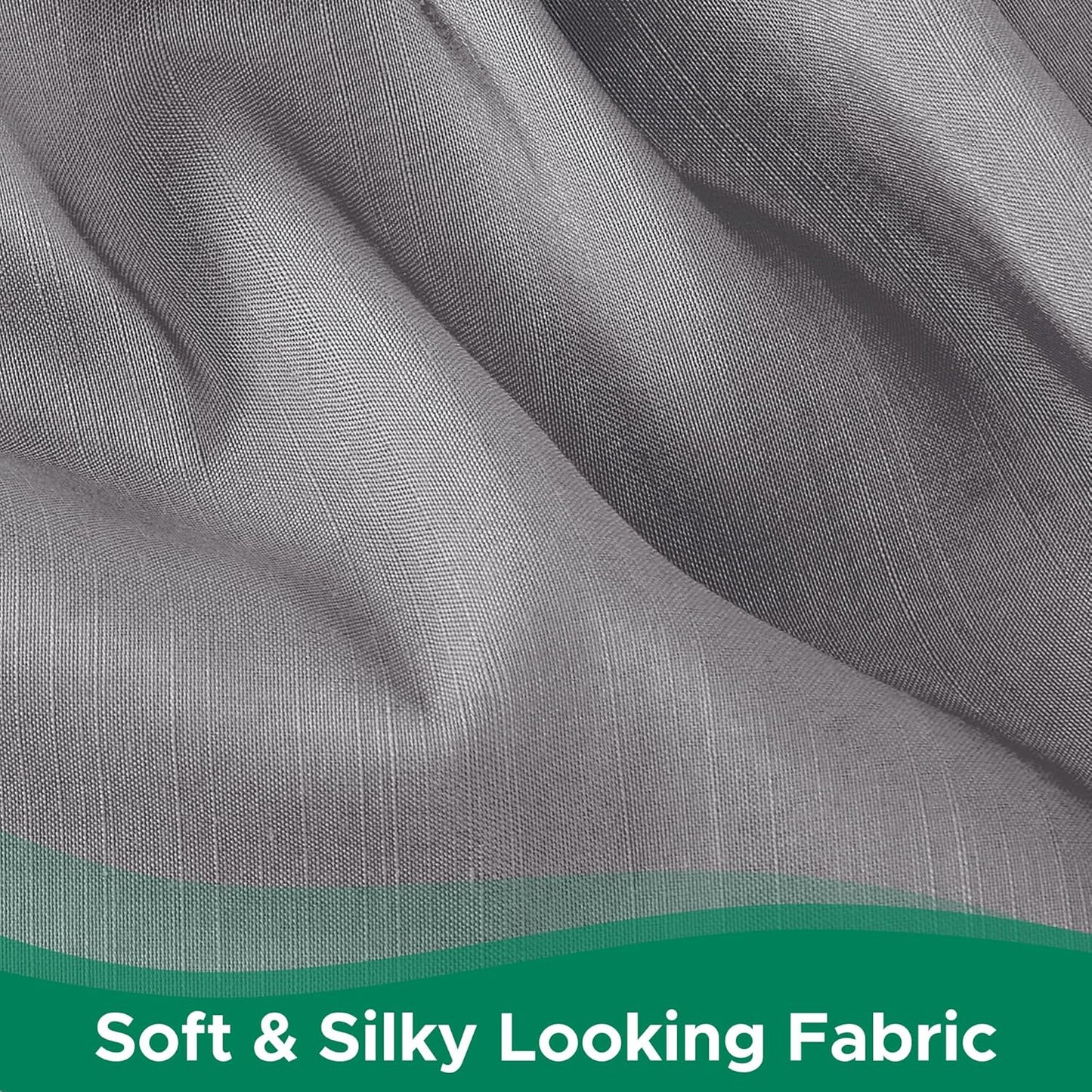 Wrap Around Bed Skirts  15" Drop, Aqua Adjustable Elastic Dust Ruffles Easy Fit Wrinkle & Fade Resistant  Machine Washable ,Grey