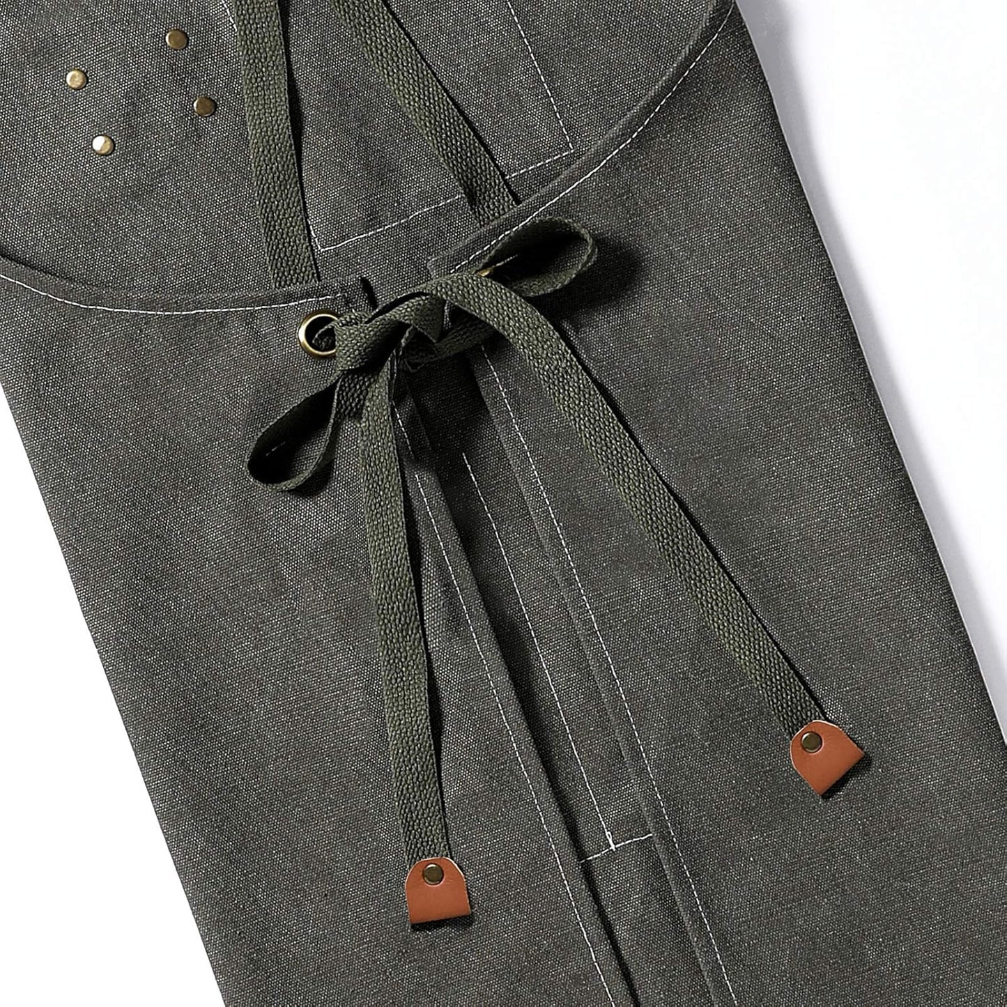 Chef Aprons for Men Women with Oversized Pockets,Cotton Canvas Cross Back Heavy Duty Work Apron,Grey