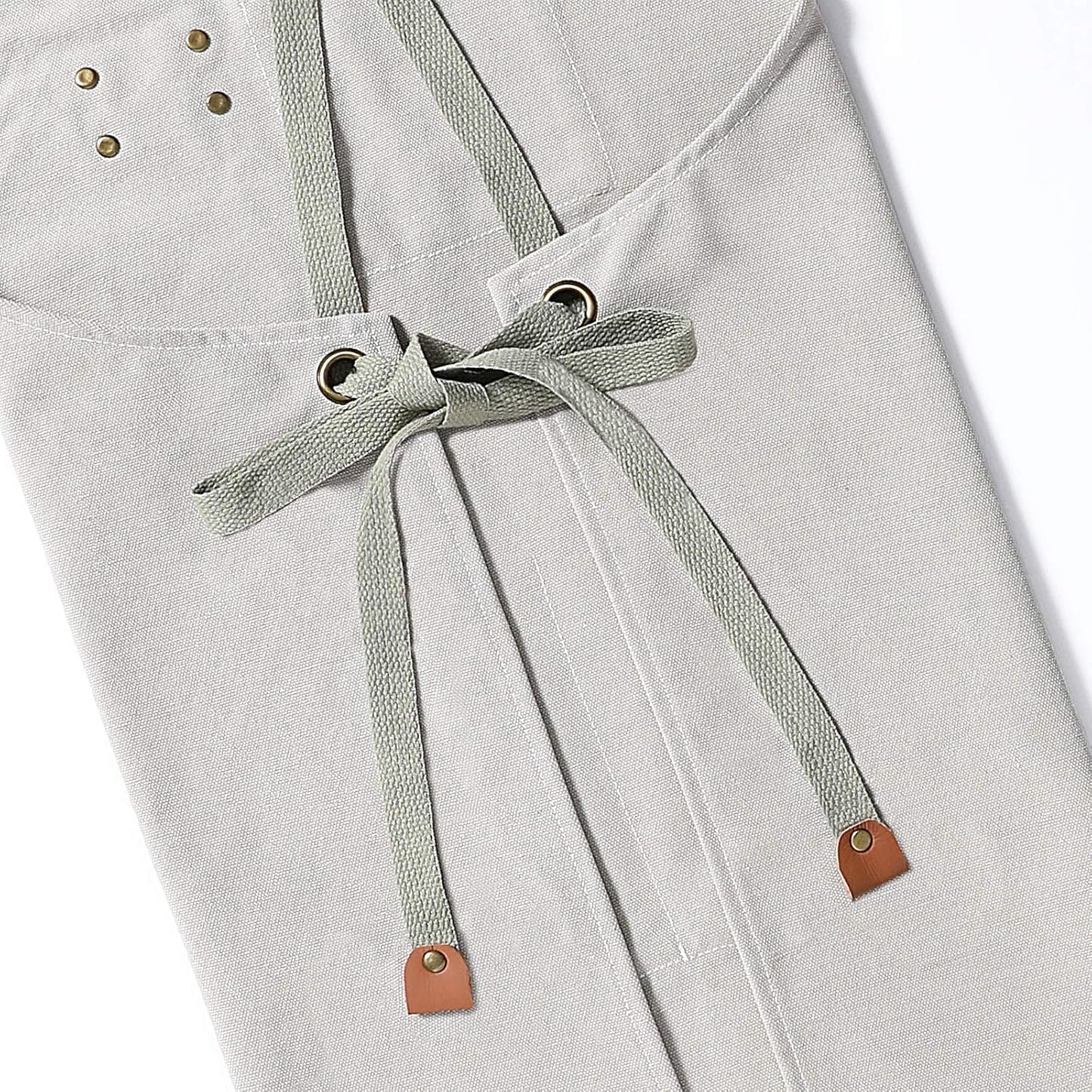 Chef Aprons for Men Women with Oversized Pockets,Cotton Canvas Cross Back Heavy Duty Work Apron,White