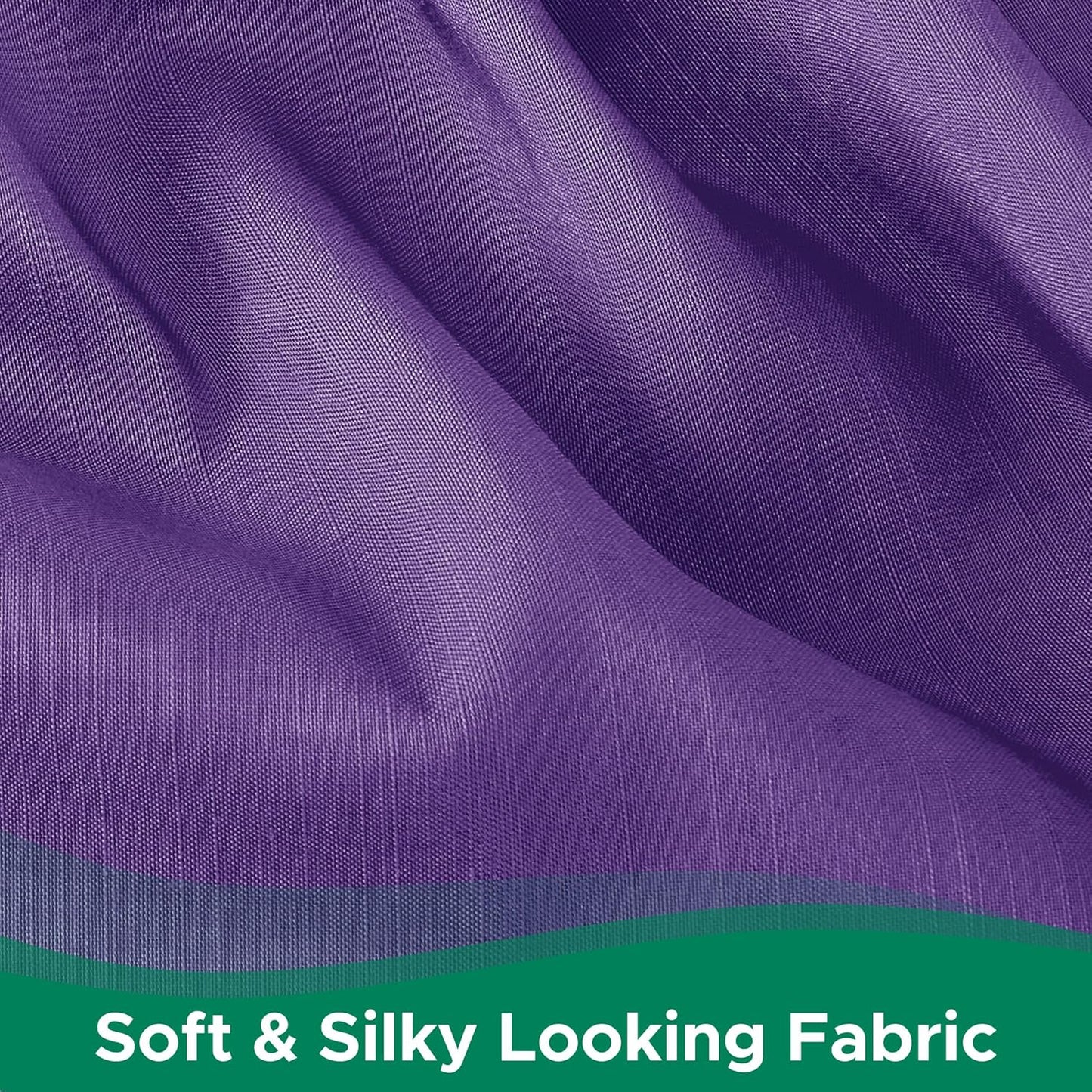 Wrap Around Bed Skirts  15" Drop, Aqua Adjustable Elastic Dust Ruffles Easy Fit Wrinkle & Fade Resistant  Machine Washable ,Purple