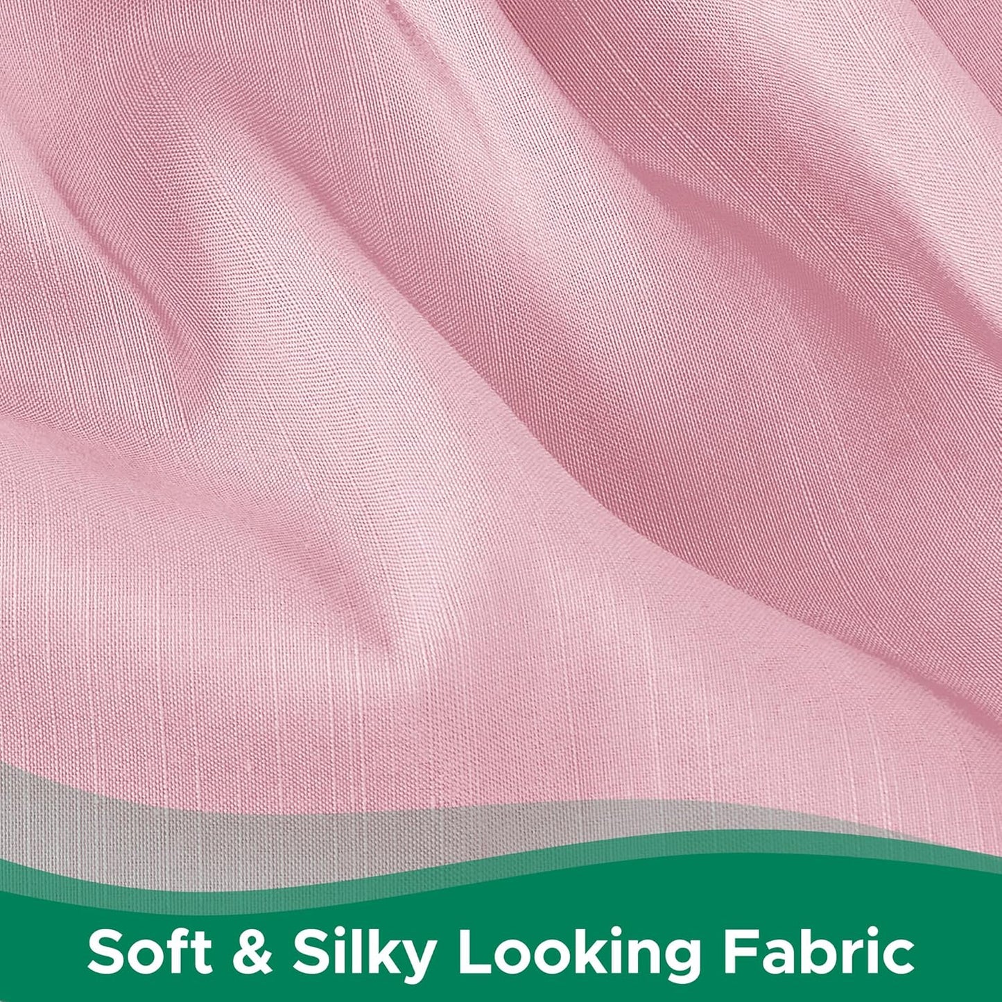 Wrap Around Bed Skirts  15" Drop, Aqua Adjustable Elastic Dust Ruffles Easy Fit Wrinkle & Fade Resistant  Machine Washable ,Pink