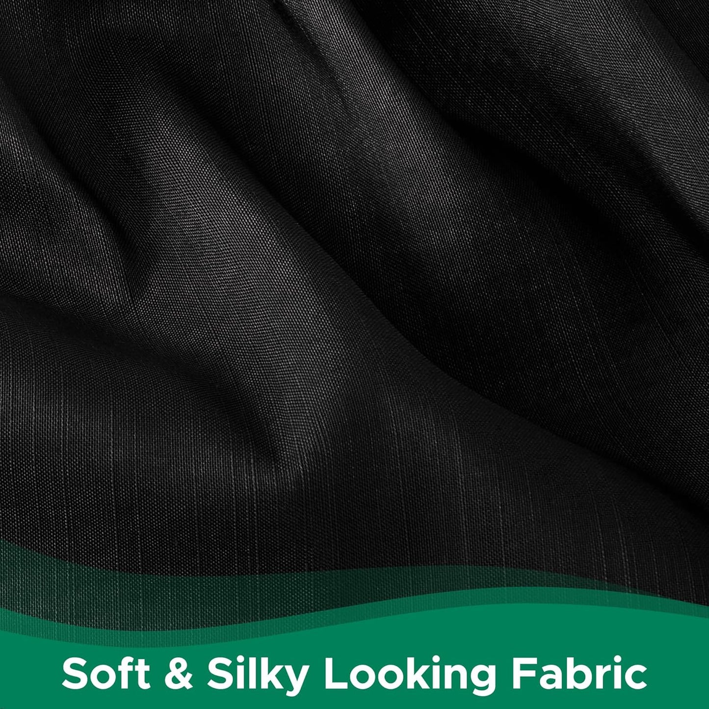 Wrap Around Bed Skirts  15" Drop, Aqua Adjustable Elastic Dust Ruffles Easy Fit Wrinkle & Fade Resistant  Machine Washable ,Black