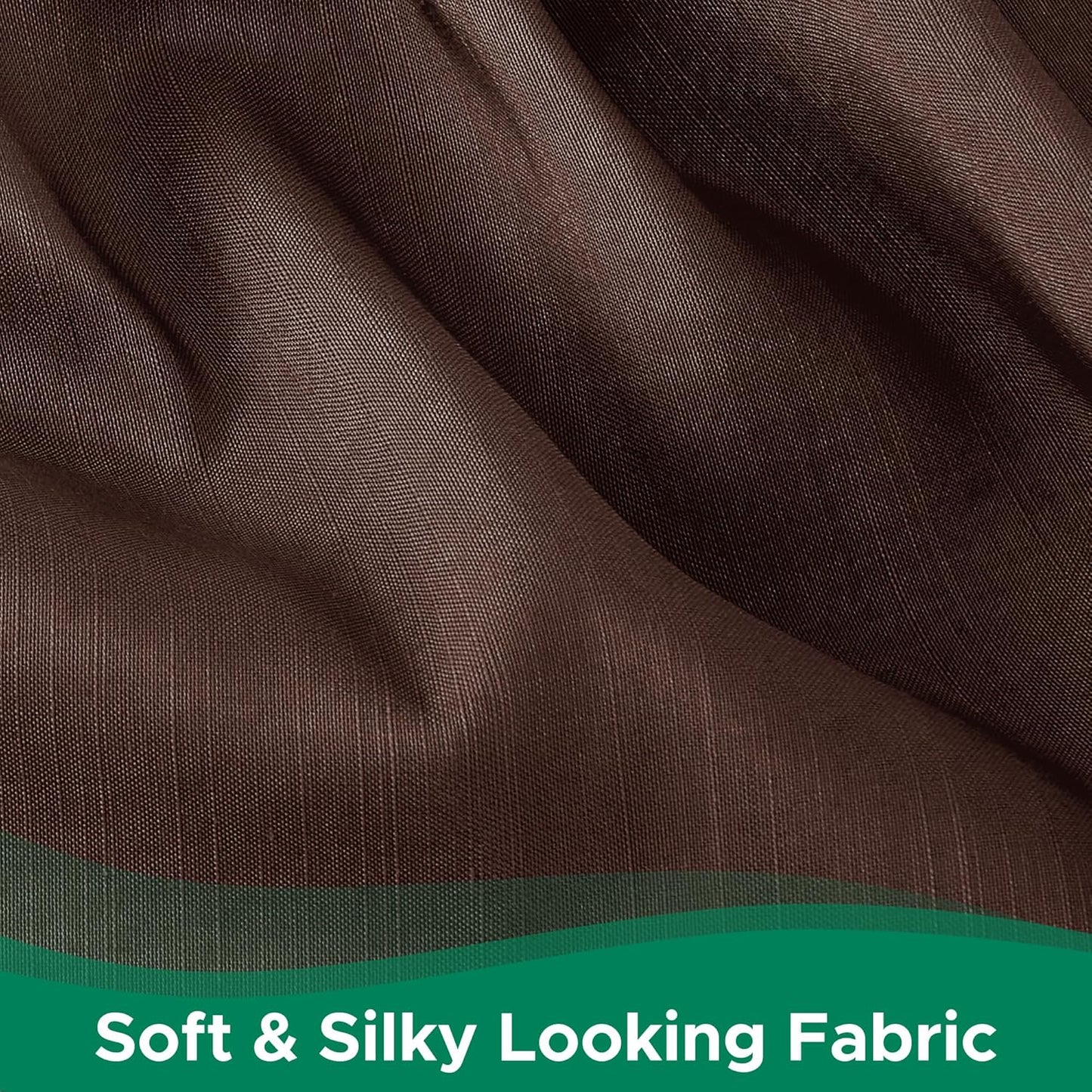 Wrap Around Bed Skirts  15" Drop, Aqua Adjustable Elastic Dust Ruffles Easy Fit Wrinkle & Fade Resistant  Machine Washable ,Brown