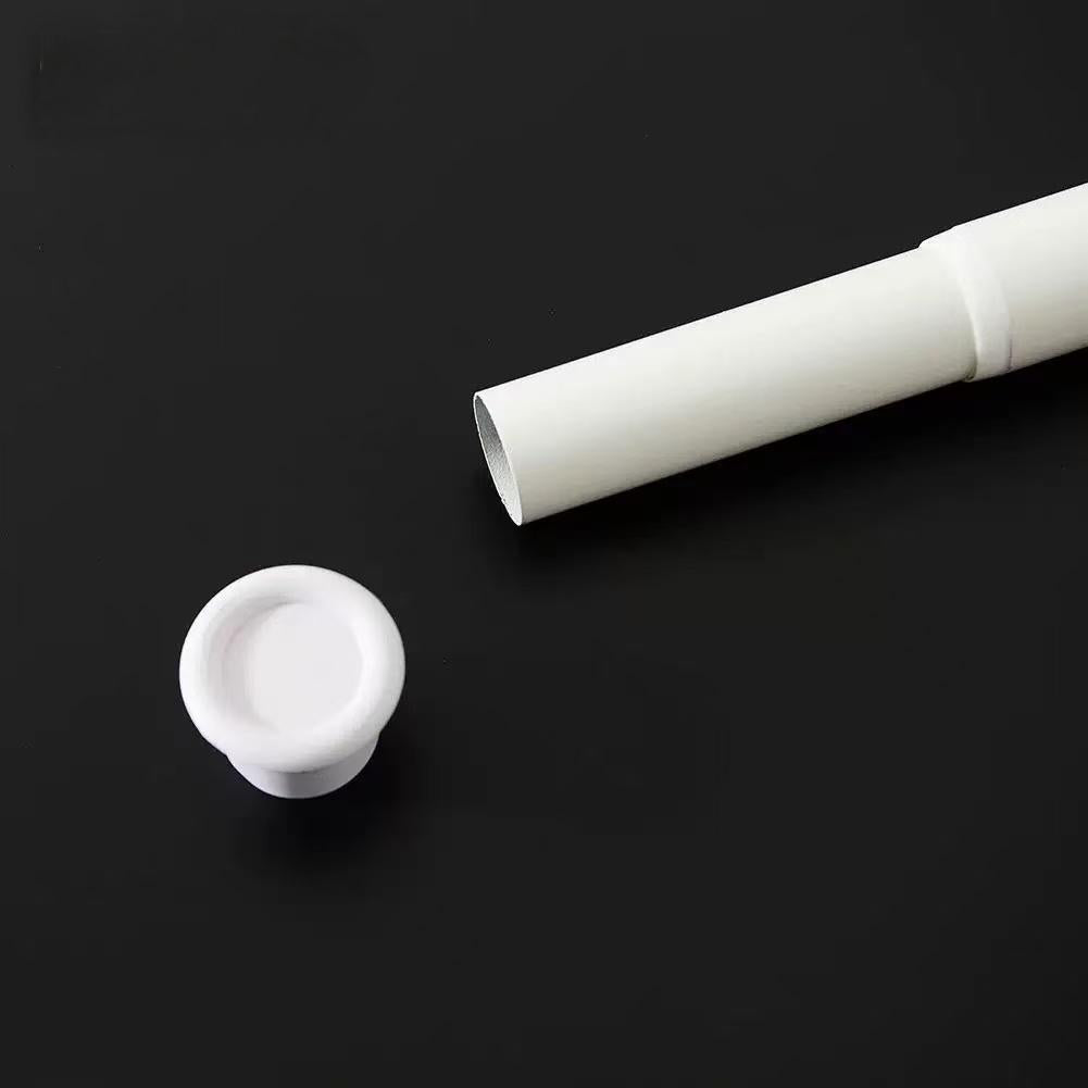 Room Divider Tension Curtain Rod-White