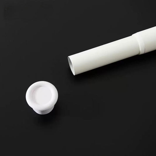 Room Divider Tension Curtain Rod-White
