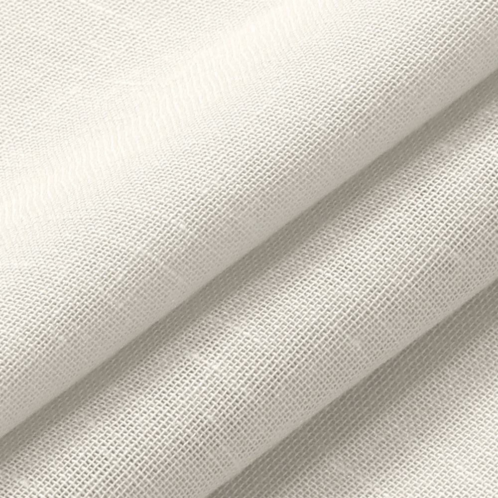 Natural Linen Sheer Curtains 2 Panels, Grommet Semitransparent Semi-Sheer Soft Comfort Privacy Drapes,Ivory