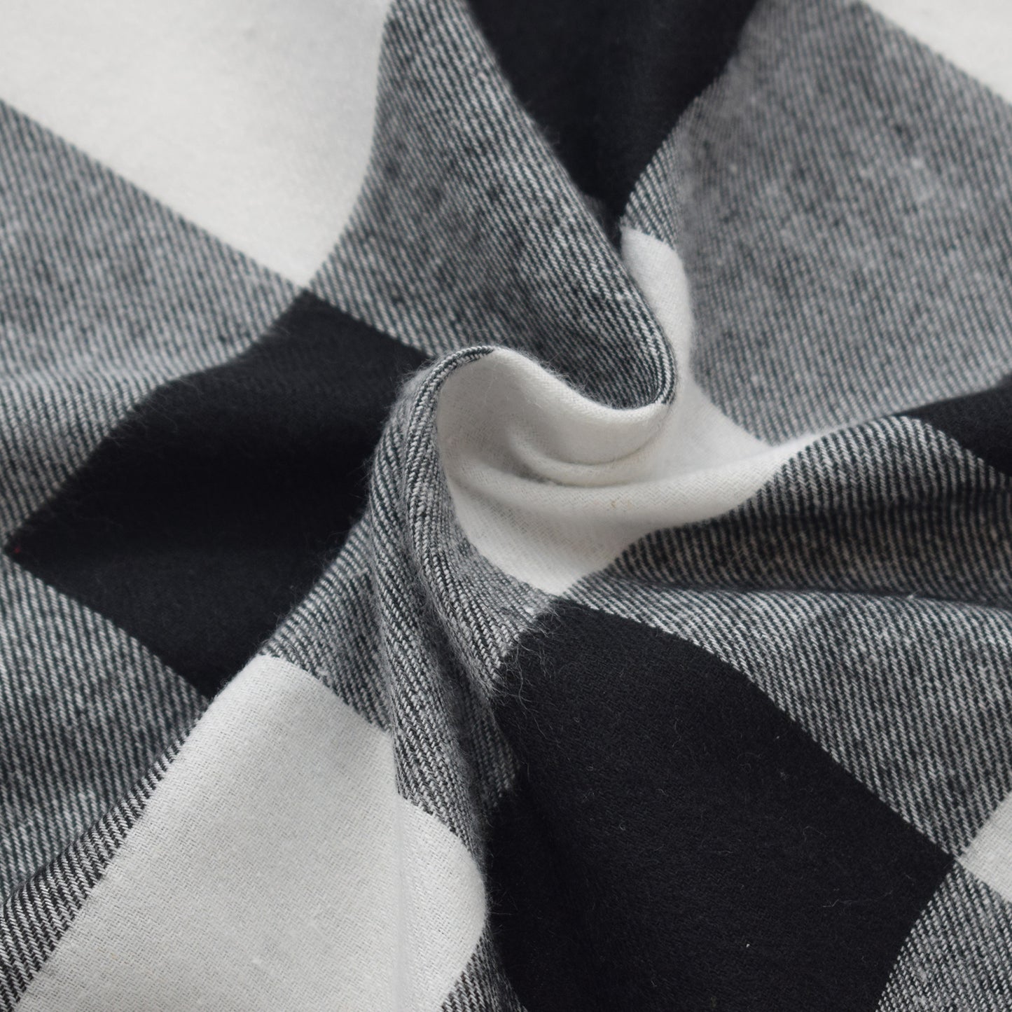 Outdoor Curtains for Patio Waterproof, Black and White