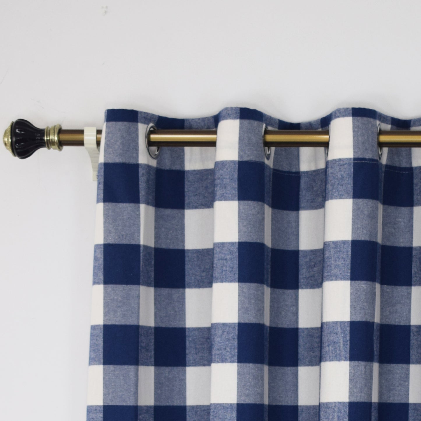 Outdoor Curtains for Patio Waterproof, Blue and White