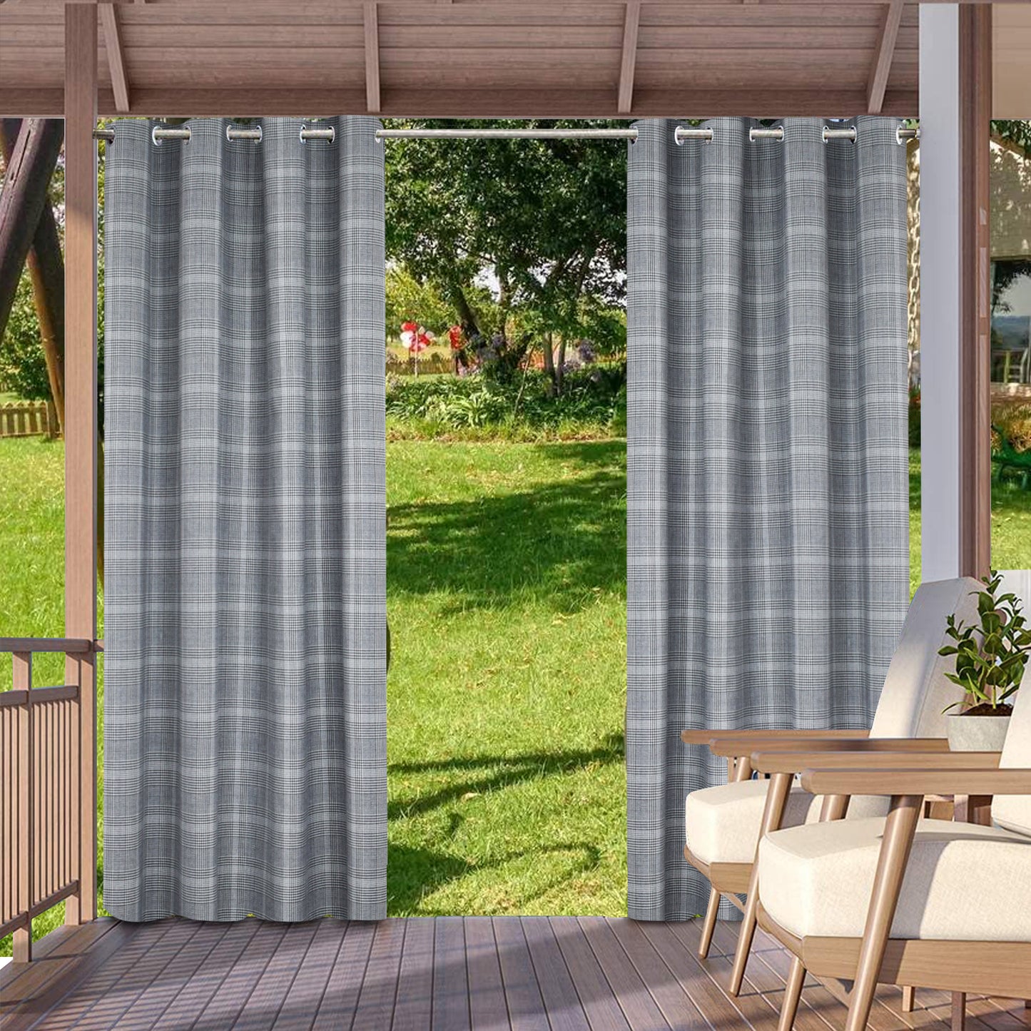 Outdoor Curtains for Patio Waterproof, Porch and Cabana