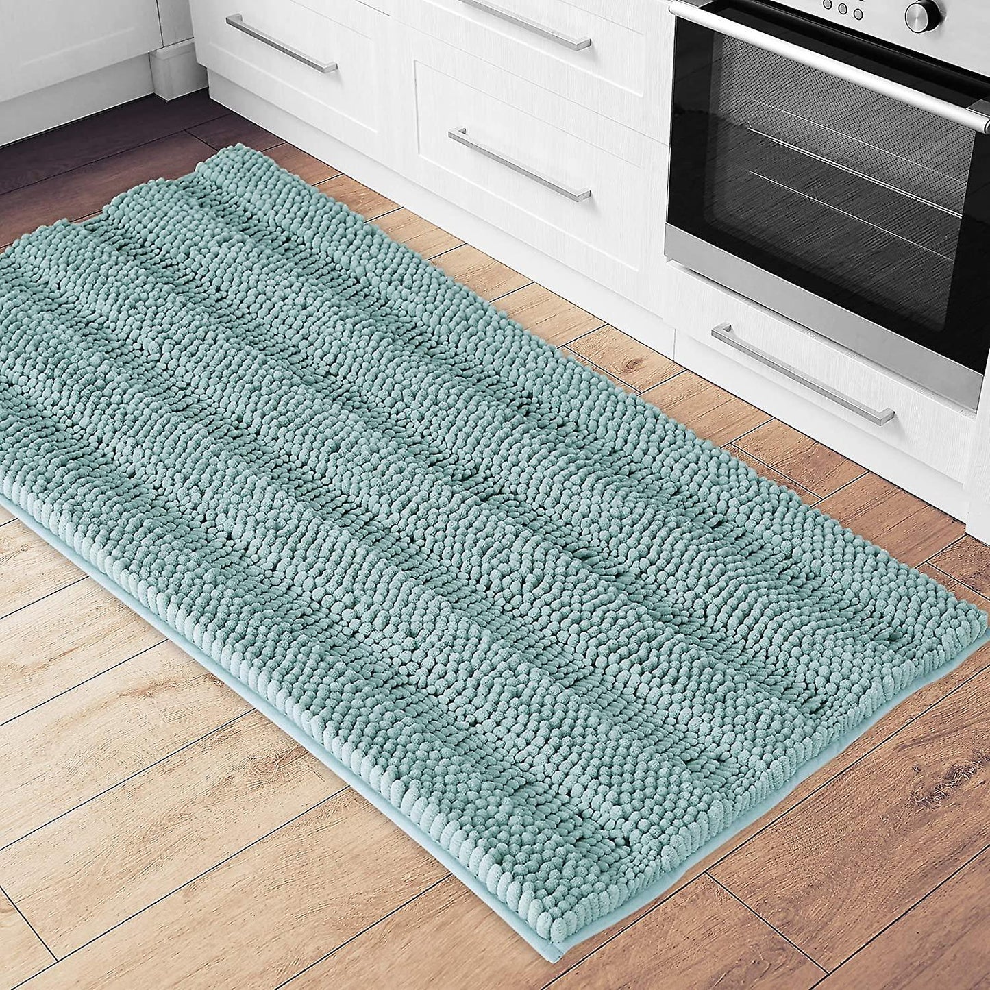 Eggshell Blue extra thick indoor outdoor durable doormat for front door