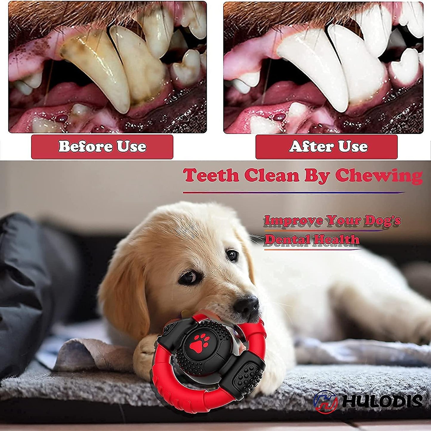 Dog chew toys for aggressive chewers large breed, lifetime replacement, tough indestructible dog squeaky toys for large medium small dogs