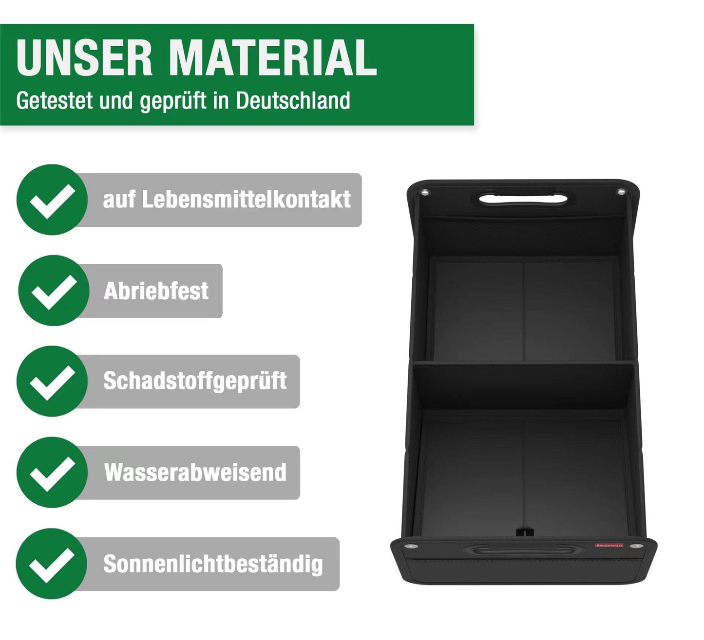 Auto Car Trunk Organizer - Collapsible,Storage  Adjustable ,Waterproof,Convenient- Car Accessories-Two grid