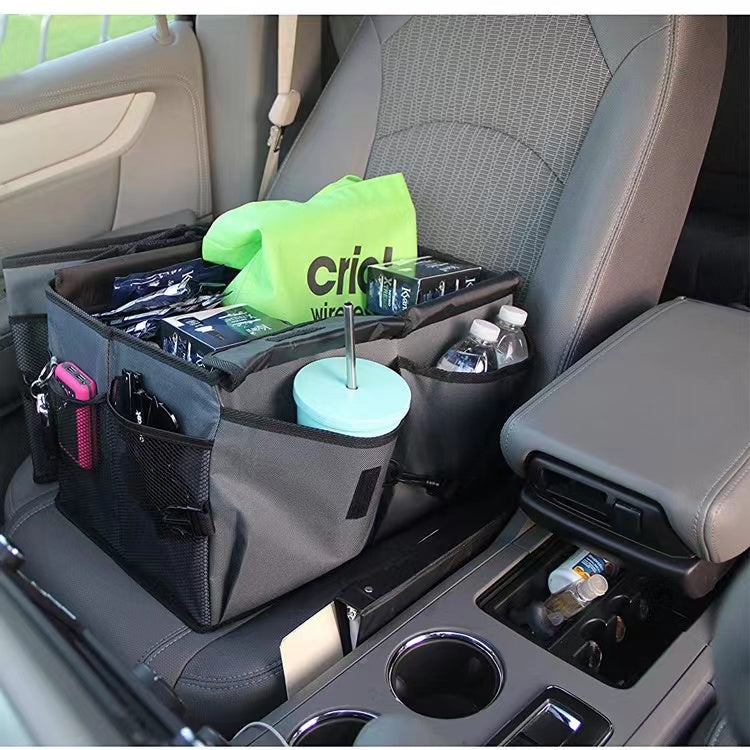 Auto Car Trunk Organizer - Collapsible,Storage  Adjustable ,Waterproof,Convenient- Car Accessories - Grey