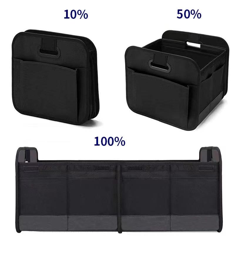Auto Car Trunk Organizer - Collapsible,Storage  Adjustable ,Waterproof,Convenient- Car Accessories-Three grid