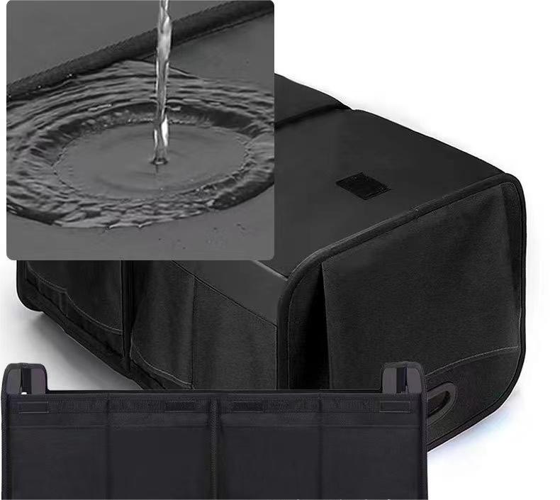 Auto Car Trunk Organizer - Collapsible,Storage  Adjustable ,Waterproof,Convenient- Car Accessories-Three grid