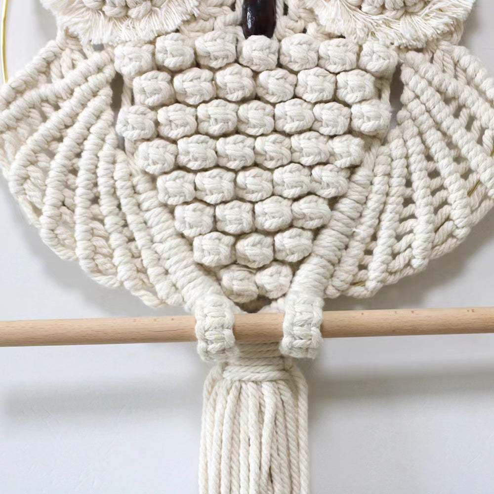 Wall Hanging Decor, Geometric Woven Tapestry Rack,Chic Cotton Handmade Bohemian Art