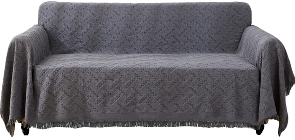 Sofa Cover, Couch Slipcovers for 1/2/3/4 Seater, Grey