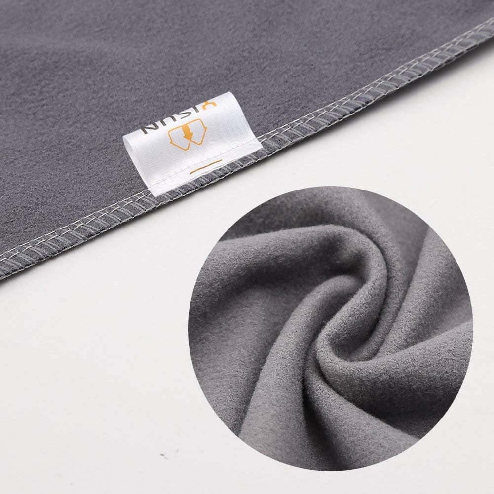 Dining Chair Covers, Solid Pu Leather Waterproof and Oilproof Stretch Slipcover, 2/4/6/8, Grey