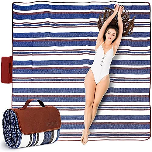 Picnic Outdoor Blanket Roll Up Blanket Beach Mat for Camping