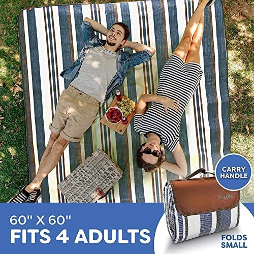 Picnic Outdoor Blanket Roll Up Blanket Beach Mat for Camping