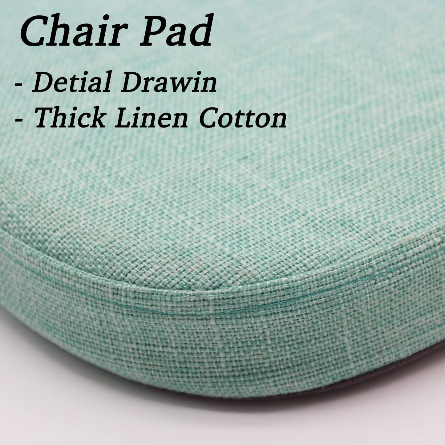 Chair Cushion with Ties for Dining Chairs(1/4/6/8 PCS, Light Blue)