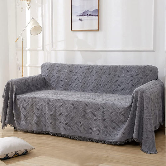 Sofa Cover, Couch Slipcovers for 1/2/3/4 Seater, Grey