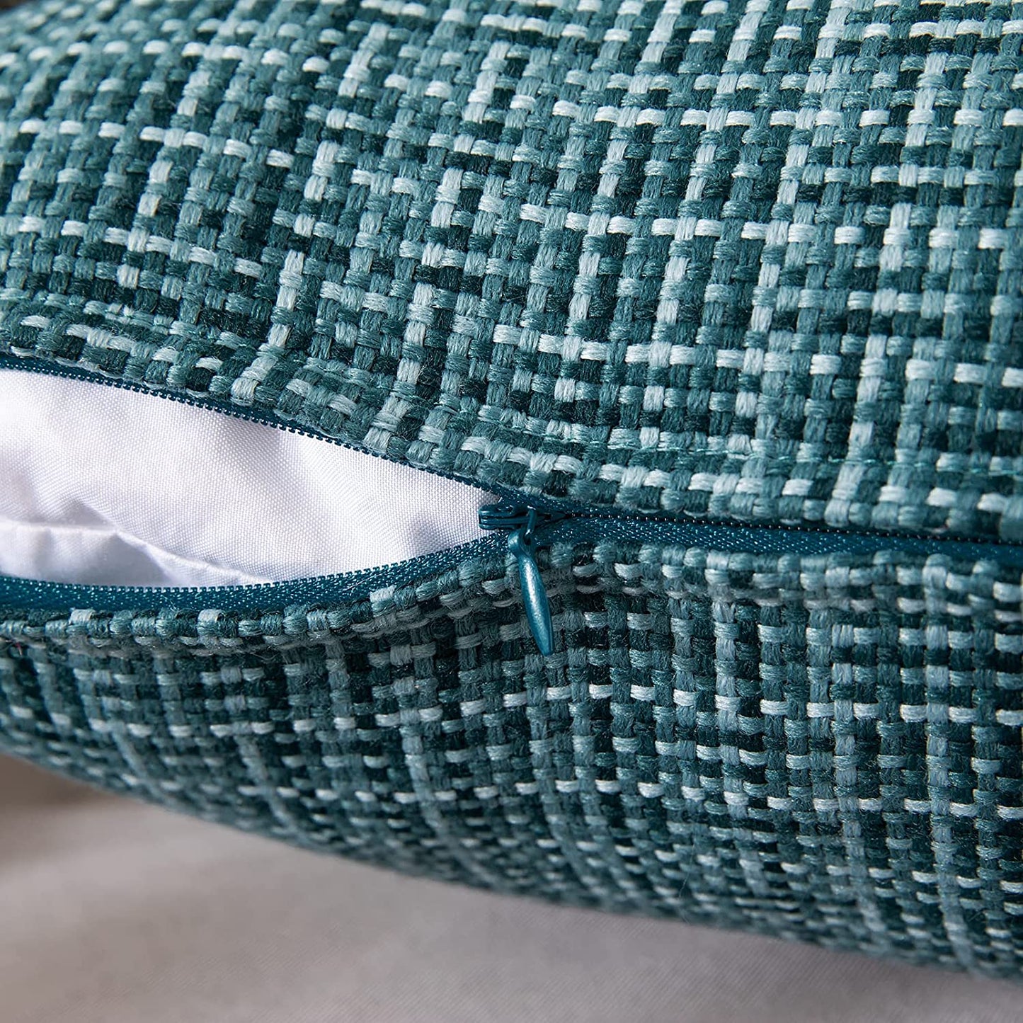 Outdoor Waterproof Throw Pillows Pack of 2, Green
