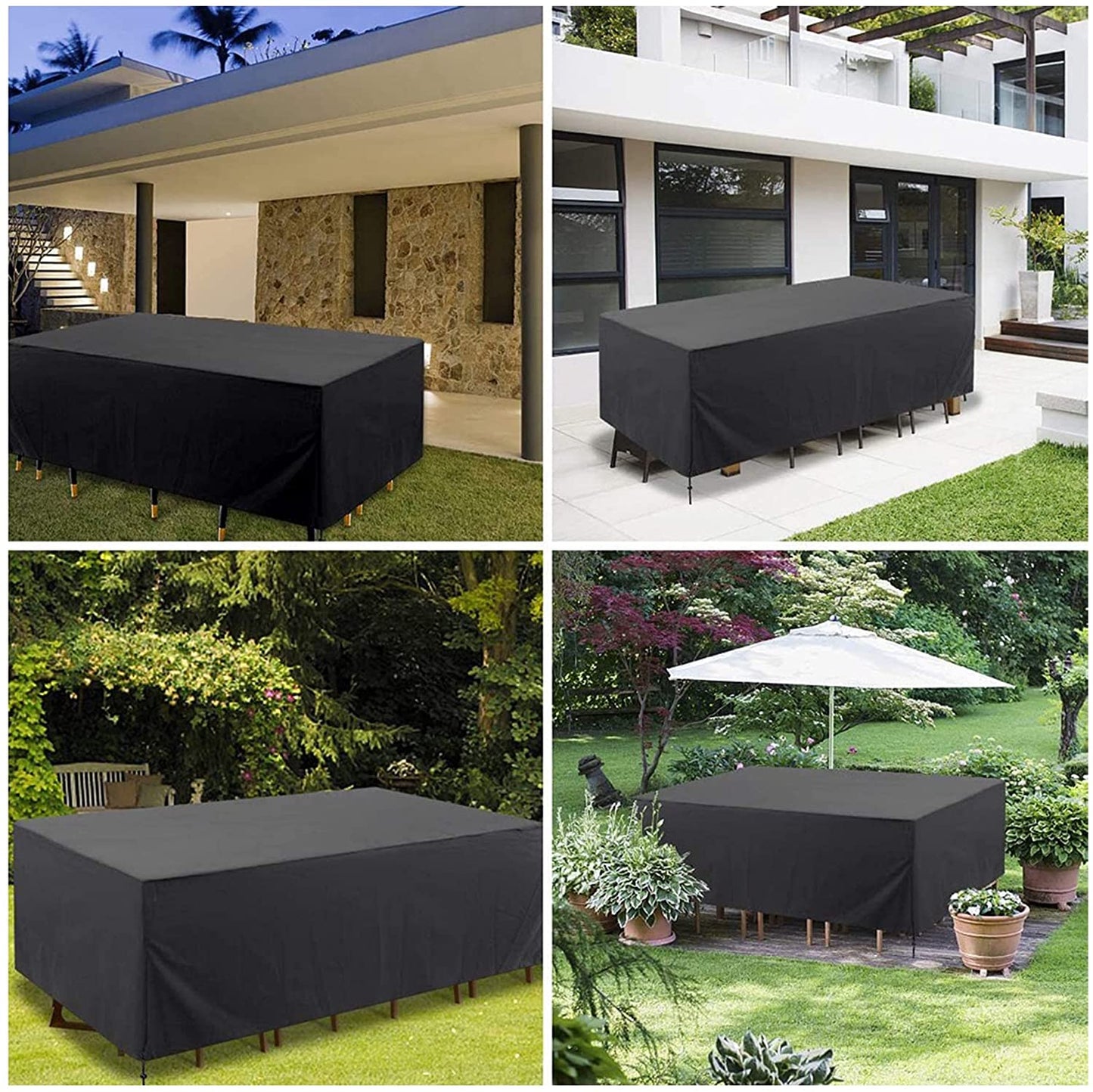 Outdoor Patio Garden Furniture Set Cover Rain Snow Chair Waterproof Cover 420D Oxford Fabric
