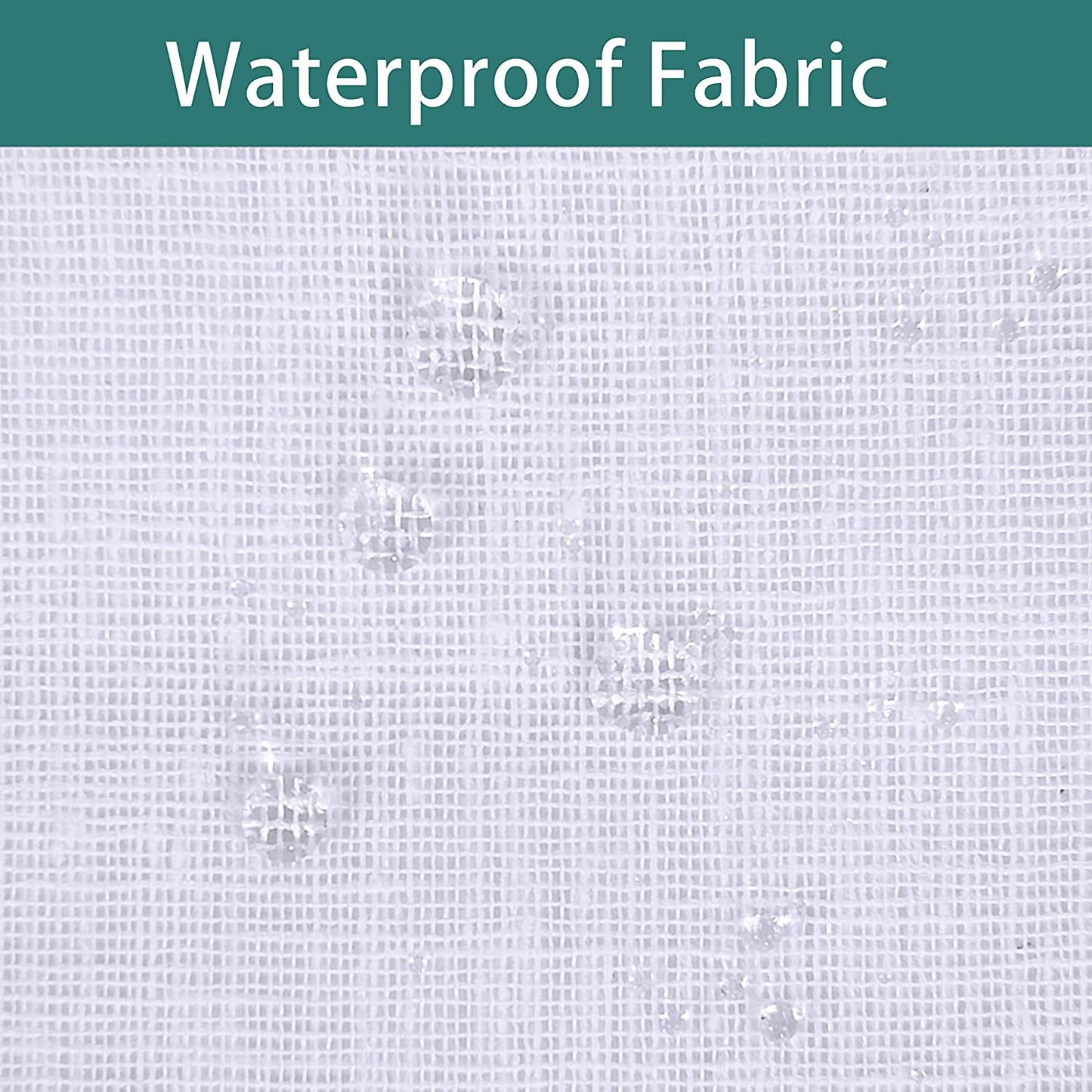 Outdoor Curtain for Patio - 2 Panels Waterproof Tab Top Panels, White