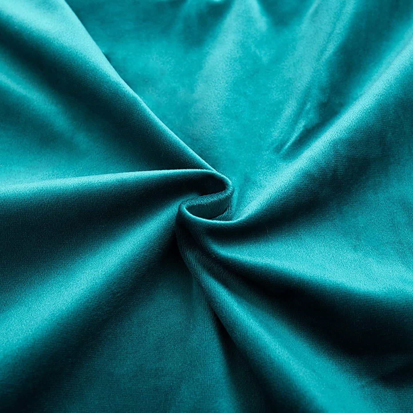 Pack of 2 Velvet Throw Pillow Covers with Ruffle, for Couch Sofa Living Room Decor(Inserts + Pillow Covers)- Teal