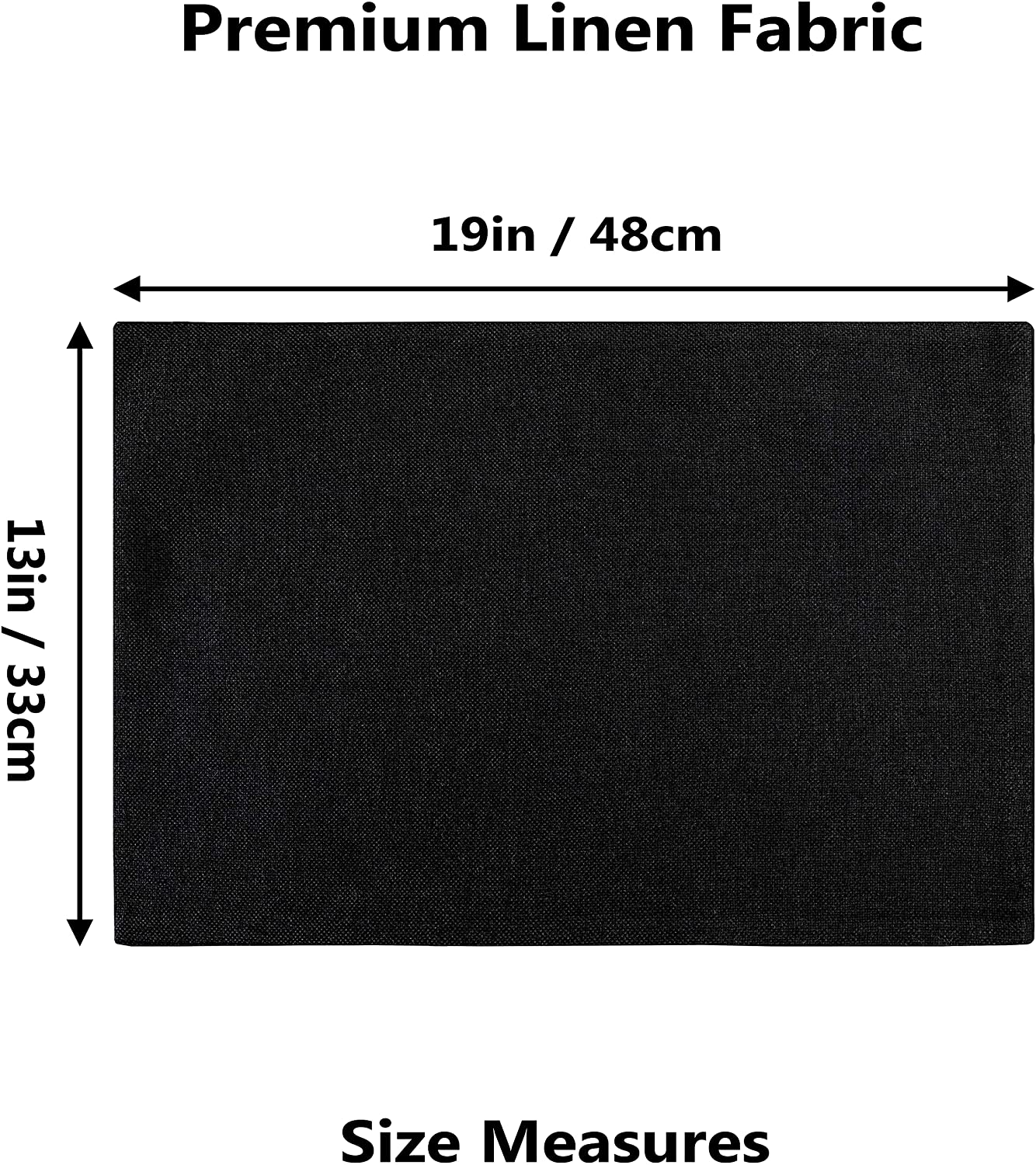 Black Placemats Set of 4/6/8 Table Place Mats Mother's Day Decorations Blush Placemats Washable Place Mats for Dining Kitchen Restaurant Table