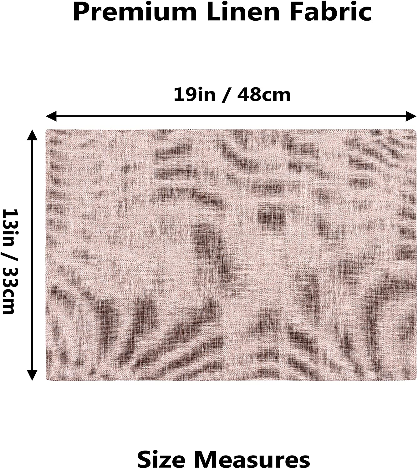 Pink Placemats Set of 4/6/8 Table Place Mats Mother's Day Decorations Blush Placemats Washable Place Mats for Dining Kitchen Restaurant Table