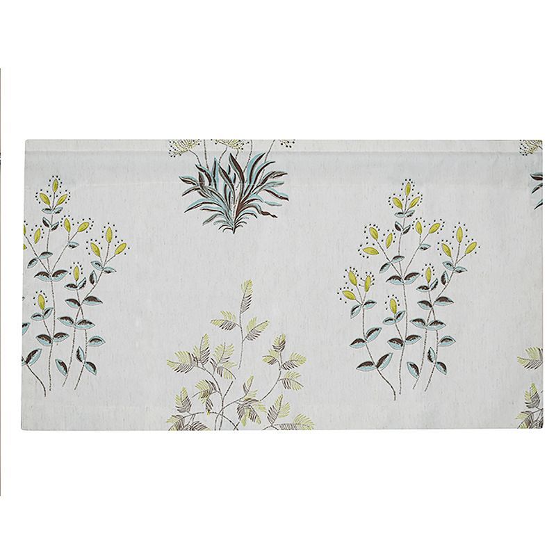2x Herbs Printed Valances for Windows Rod Pocket Window Valance for Kitchen Living Room