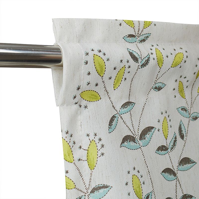 2x Herbs Printed Valances for Windows Rod Pocket Window Valance for Kitchen Living Room